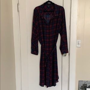 Plus Size Button Down Shirt Dress